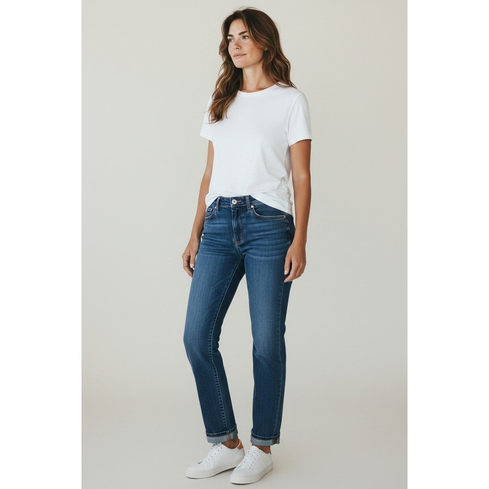 EUC Banana Republic Womens Slim Boyfriend Straight Leg Jeans Size 28